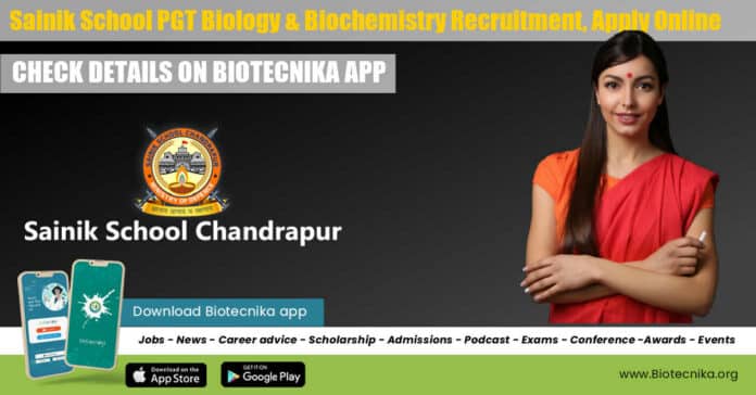 Sainik School PGT Recruitment