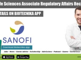 Sanofi Associate Regulatory Affairs