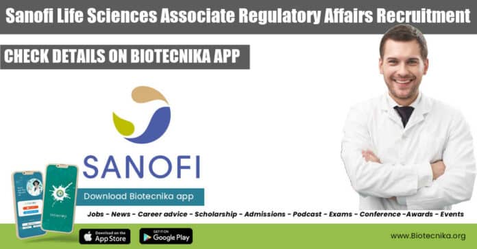 Sanofi Associate Regulatory Affairs