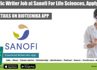 Scientific Writer Job