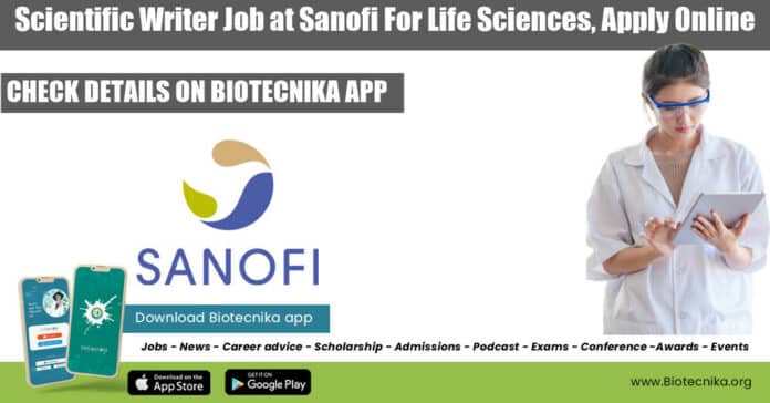 Scientific Writer Job