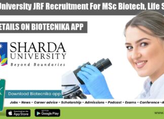Sharda University JRF Recruitment
