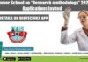 Summer School on “Research methodology” 2022, Applications Invited Summer School on “Research methodology” 2022