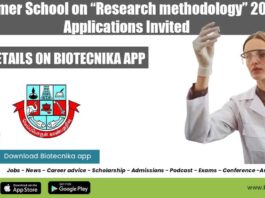 Summer School on “Research methodology” 2022