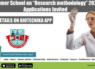 Summer School on “Research methodology” 2022