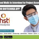 Life Sciences Attend Walk-In-Interview For Project Associate Job at THSTI THSTI Project Openings