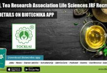 Tea Research Association JRF