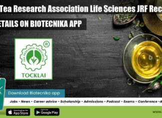 Tea Research Association JRF