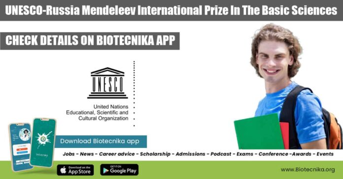 UNESCO-Russia Mendeleev International Prize