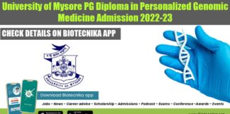 University of Mysore Admission