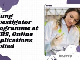 Young Investigator Programme at NCBS