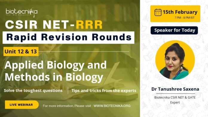 Quick Revision CSIR-NET Exam - Last Minute CSIR-NET Revision Units 12 & 13