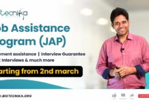 Biotecnika Launches Job Assistance Program (JAP) With Interview Guarantee