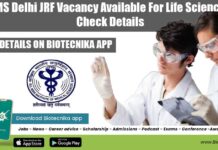 AIIMS Delhi JRF Post