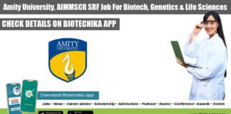 AIMMSCR SRF Job