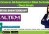 Life Sciences Job Opportunity at Altem Technologies – Check Details Altem Technologies Vacancies