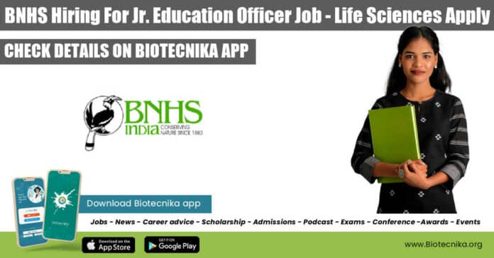 BNHS Job Life Sciences