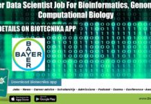 Bayer Data Scientist Job