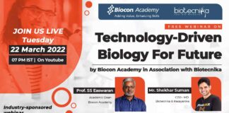 Biocon Academy Webinar On Technology-Driven Biology By Biotecnika