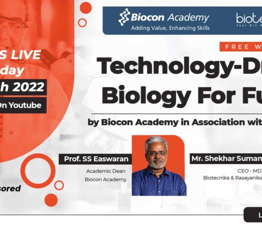 Biocon Academy Webinar On Technology-Driven Biology By Biotecnika