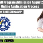 CCMB PhD Program Admission August 2022 – Online Application Process CCMB PhD Admission 2022