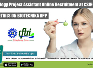 CFTRI Project Assistant Job