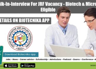 CIAB JRF Vacancy