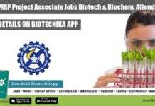 CSIR-CIMAP Project Associate Jobs Biotech & Biochem, Attend Walk-In CIMAP Project Associate Jobs