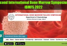 Second International Bone Marrow Symposium – IBMFS 2022 CMC Vellore IBMFS 2022 New