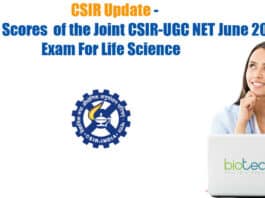 CSIR Update - Revised Scores