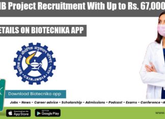 CSIR-IGIB Project Recruitment