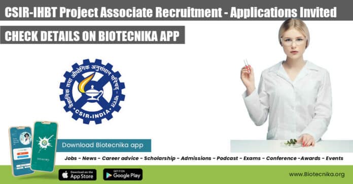 CSIR-IHBT Vacancies