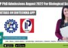 CSIR-IIP PhD Admissions August 2022 For Biological Sciences CSIR-IIP PhD Admissions 2022