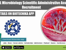 CSIR-NCL Microbiology Scientific Administrative