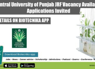 CUP Research Vacancy