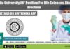 Calcutta University JRF Position For Life Sciences, Biotech, Biochem Calcutta University JRF Position