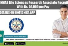 DRDO-INMAS RA Jobs