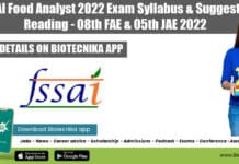 FSSAI Exam 2022 Syllabus - Food Analyst Exam Reference Books