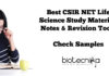 Best CSIR NET Life Science Study Material & Notes – Check Samples CSIR NET Study Material