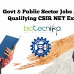 Govt & Public Sector Jobs After Qualifying CSIR NET Exam Govt Jobs After Qualifying CSIR