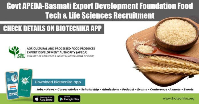 Govt APEDA-Basmati Export Development Foundation
