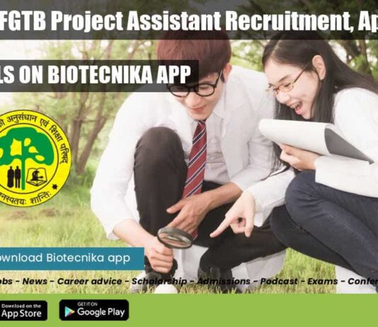 Govt ICFRE-IFGTB Project Job Openings