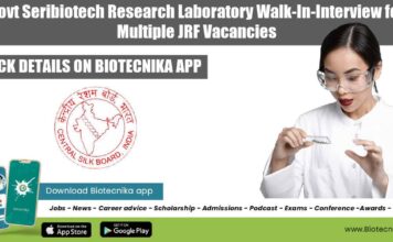 Govt Seribiotech Research Laboratory