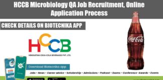 HCCB Microbiology QA Job