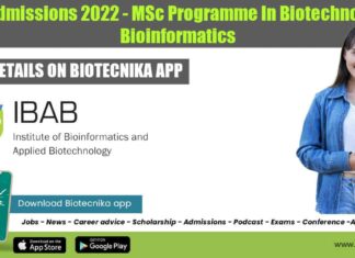 IBAB Admissions 2022