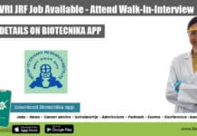 ICAR-IVRI JRF Job Available