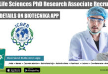 ICGEB Life Sciences PhD Research Associate Recruitment ICGEB Life Sciences PhD Research