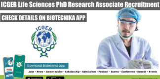 ICGEB Life Sciences PhD Research