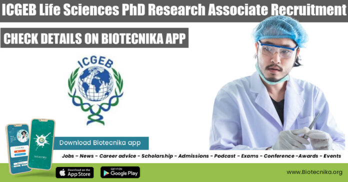 ICGEB Life Sciences PhD Research