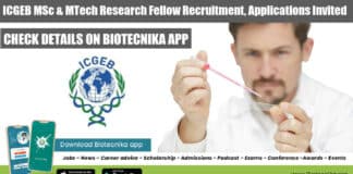 ICGEB Research Vacancy